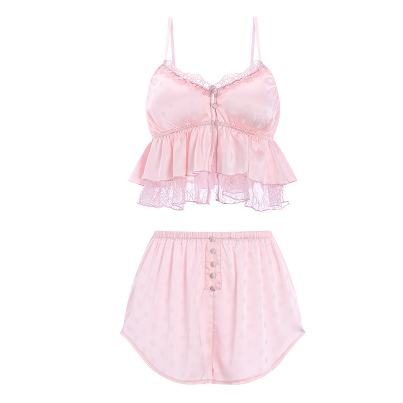 Lively Satin Delight Two-Piece Camisole Set