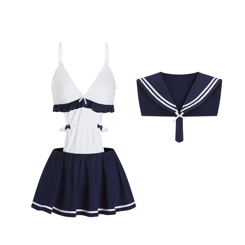 Youthful Adventure Lively Pleated Mini Skirt Schoolgirl Outfit